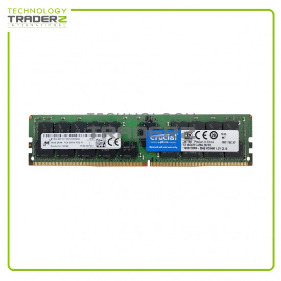 CT16G4RFD4266 Crucial 16GB PC4-21300 DDR4-2666MHz ECC REG 2Rx4 Memory Module