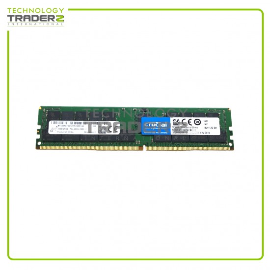 CT32G4RFD4266 Crucial 32GB PC4-21300 DDR4-2666MHz REG ECC Dual Rank Memory