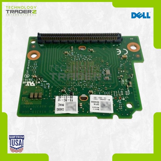 DX69G Dell Intel X710 Dual Port 10GB Mezzanine Network Adapter 0DX69G **Pulled**