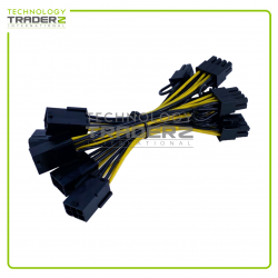 E302422 Cable Creation 6-Pin PCI-E to 8-Pin PCI-E 100MM 5x Adapter Power Cable