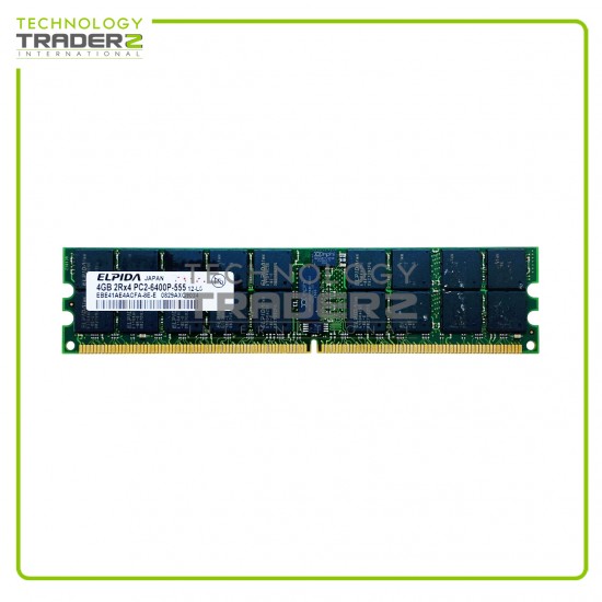 EBE41AE4ACFA-8E-E Elpida 4GB PC2-6400 DDR2-800MHz ECC Dual Rank Memory Module