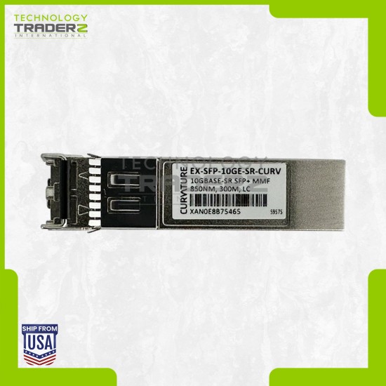 LOT OF 18 EX-SFP-10GE-SR-CURV Curvature 10GBASE-SR SFP+ 850nm 300m Transceiver