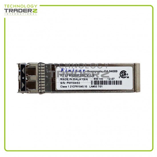 LOT OF 4 FTLF8528P2BCV-LS Finisar 8.5GB Multi-Mode Fiber 150M SFP+ Transceiver