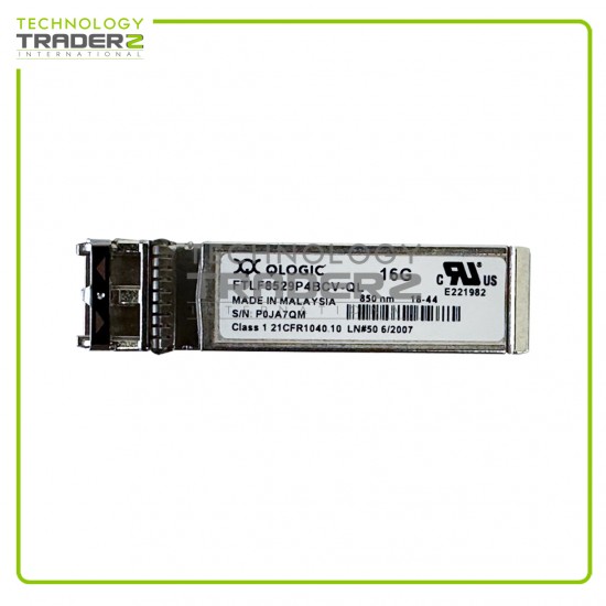 FTLF8529P4BCV-QL QLogic Finisar 16G MM Fiber 100m 850nm Duplex SFP+ Transceiver