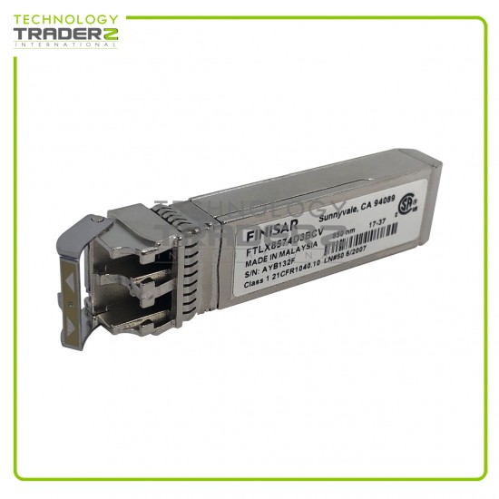 FTLX8574D3BCV Finisar 10Gb 10GBase-SR MMF 300m 850nm LC SFP+ Transceiver Module