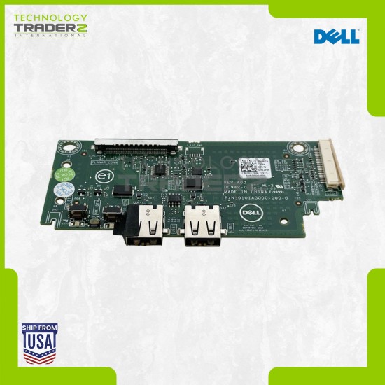 LOT OF 2 H12PW Dell PowerEdge R430 2x USB Front Control Panel 0H12PW **Pulled**