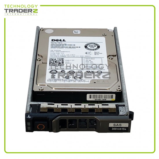 H8DVC Dell 300GB 15k SAS 6Gbps 64MB 2.5'' Hard Drive 0H8DVC 0KG7NR ST9300653SS