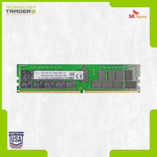 HMA84GR7CJR4N-WM Hynix 32GB PC4-23400 DDR4-2933MHz ECC Dual Rank Memory Module