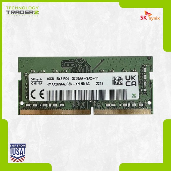HMAA2GS6AJR8N-XN Hynix 16GB DDR4-3200MHz Non-ECC Unbuffered SoDimm 1Rx8 Memory