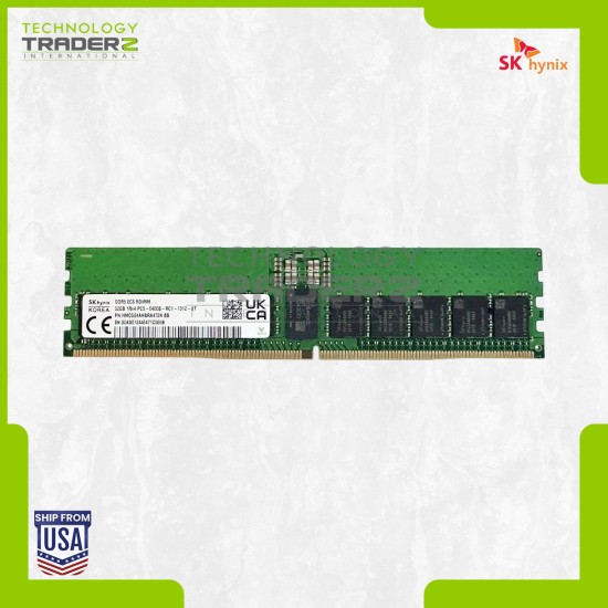 HMCG84AHBRA472N Hynix 32GB PC5-51200 DDR5-6400MHz ECC RDIMM Single Rank Memory