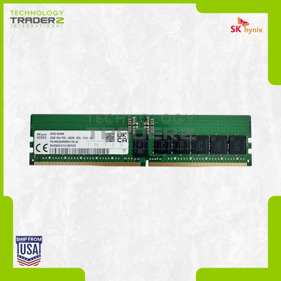 HMCG84MEBRA113N Hynix 32GB PC5-38400 DDR5-4800MHz ECC RDIMM Dual Rank Memory