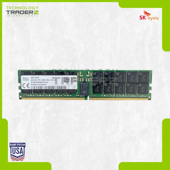 HMCG94MEBRA121N Hynix 64GB PC5-38400 DDR5-4800GHz ECC 2Rx4 Memory Module