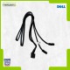 HNWWT Dell PowerEdge R740 Dual Mini 24" SAS HD Cable 0HNWWT **Pulled**