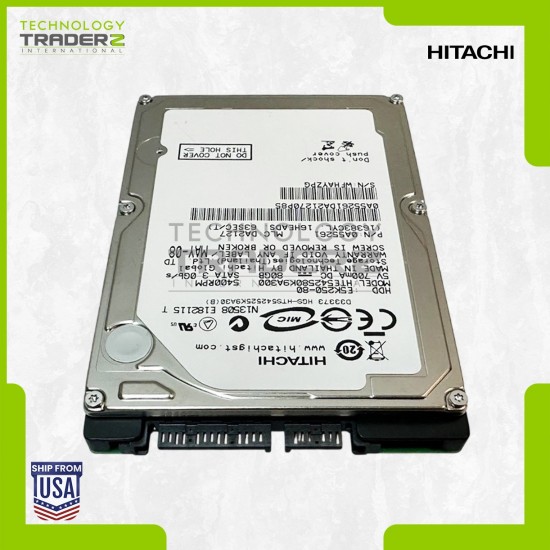 HTE542580K9A300 Hitachi 80GB 5.4K SATA 3G 2.5" Hard Disk Drive 0A55261 E5K250-80