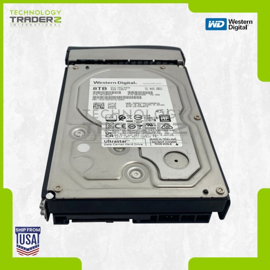 HUS728T8TAL5204 Western Digital 8TB 7.2K SAS 12Gbps 256MB 3.5" HDD W/ 1x Tray