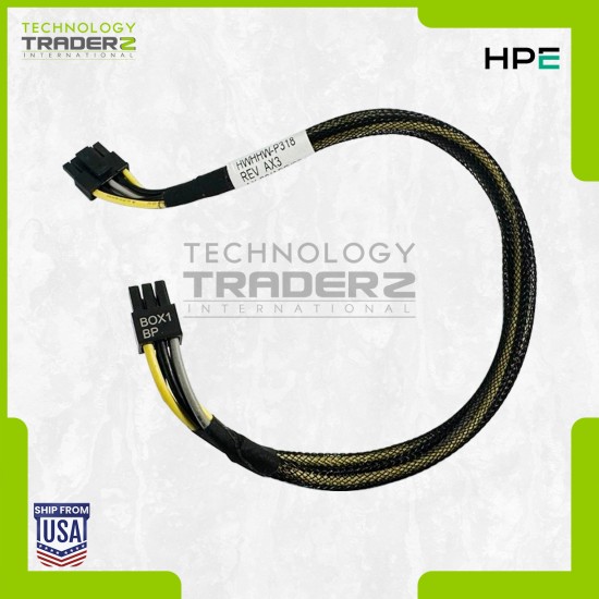 HWHHW-P318 HP ProLiant 8 pin to 6 Pin Backplane Cable **Pulled**