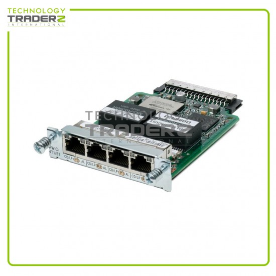 ** HWIC-4T1/E1 Cisco 4-Ports Clear Channel T1/E1 High Speed WAN Interface Card**