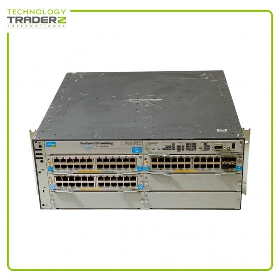 J8697A HP ProCurve 5406zl Intelligent Edge Managed Switch w-2x J8712A 1x J8702A