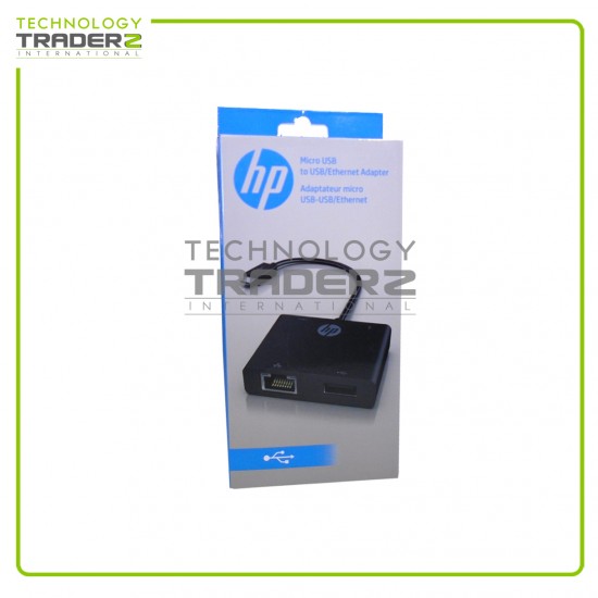 K1V16AA HP Micro USB to USB-Ethernet Adapter ***New Bulk***