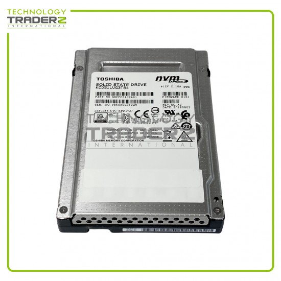 KCD51LUG3T84 Toshiba CD5 3.84TB TLC PCI-E 3.0 x4 NVMe RI U.2 2.5” SSD