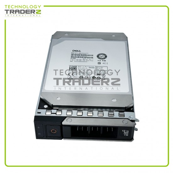 KFJ7G Dell 12TB 7.2K SAS 12Gbps 3.5” Hard Drive 0KFJ7G HDEPM41DAB51 MG07SCA12TEY