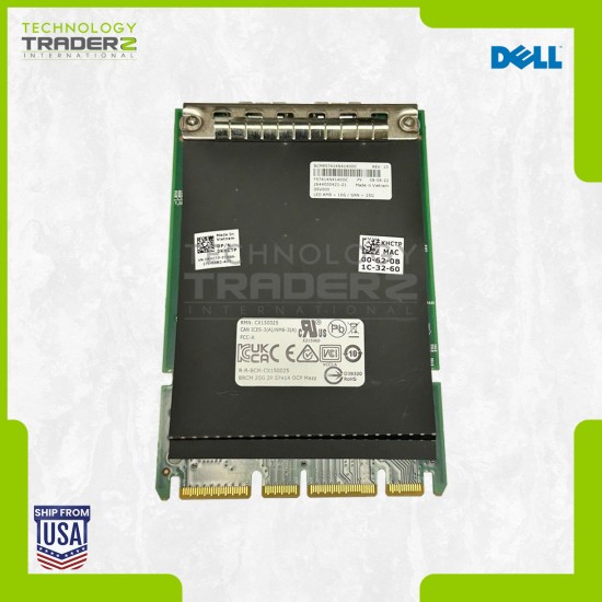 KHCTP Dell Broadcom 57414 25Gbps Dual Port OCP 3.0 SFP28 Mezzanine Card 0KHCTP