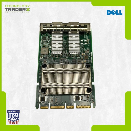 KHCTP Dell Broadcom 57414 25Gbps Dual Port OCP 3.0 SFP28 Mezzanine Card 0KHCTP