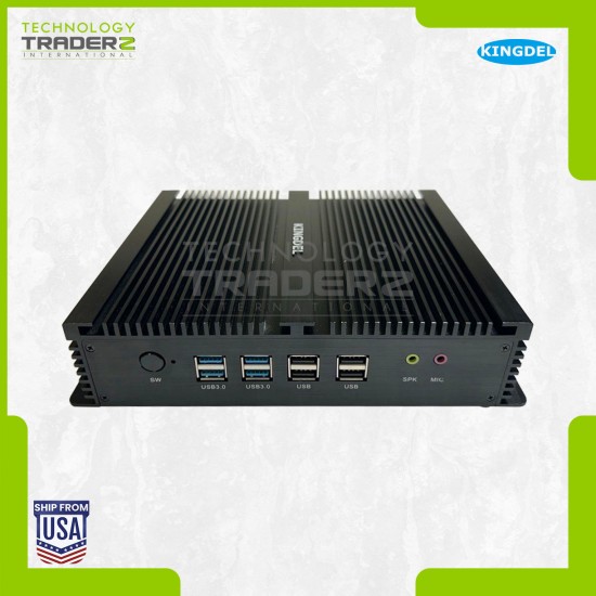 Kingdel System Core i7-4578Ux4 8GB 256GB Win X11 Ubuntu 24.04.2 Mini Computer
