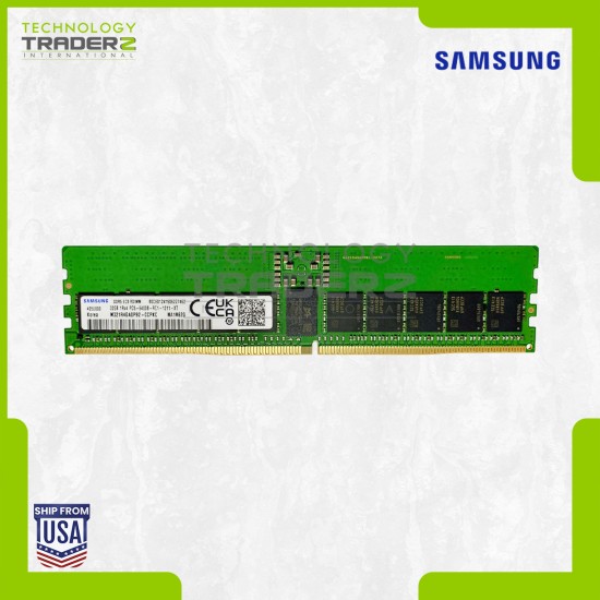 M321R4GA0PB2-CCP Samsung 32GB PC5-51200 DDR5-6400MHz ECC REG Single Rank Memory