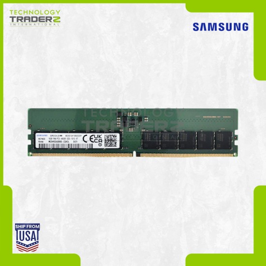 M324R2GA3BB0-CQK Samsung 16GB PC5-38400 DDR5-4800MHz ECC UDIMM 1Rx8 Memory