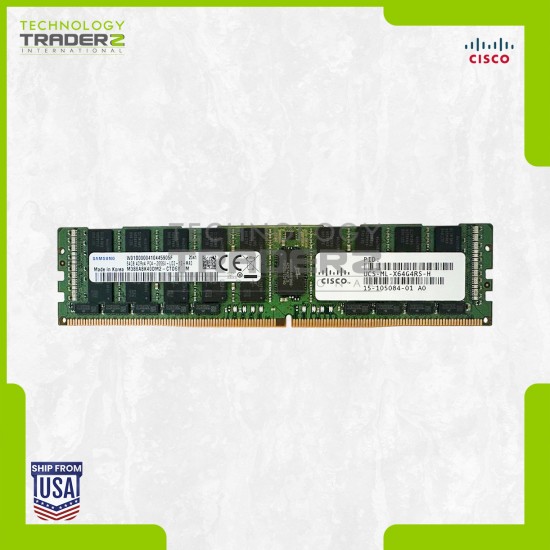 UCS-ML-X64G4RS-H Cisco Samsung 64GB PC4 DDR4-2666MHz ECC 4DRx4 RAM 15-105084-01