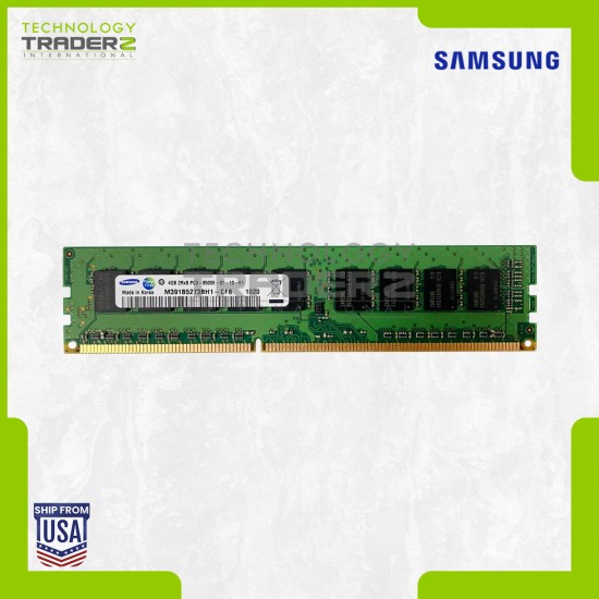 M391B5273BH1-CF8 Samsung 4GB PC3-8500 DDR3-1066MHz ECC Unbuffered 2Rx8 Memory