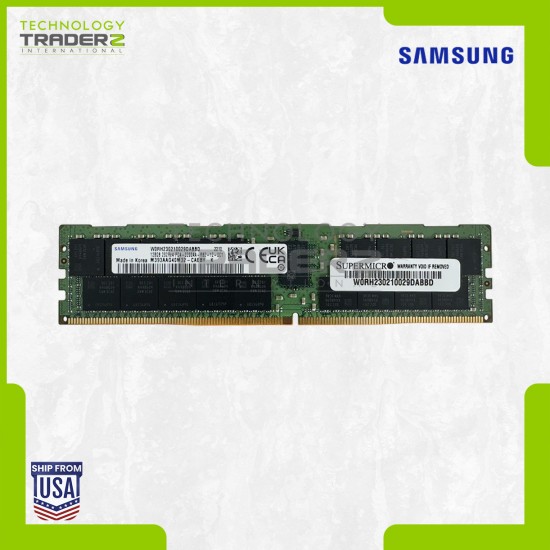 M393AAG40M32-CAE Samsung 128GB PC4-25600 DDR4-3200MHz ECC REG Quad Rank Memory