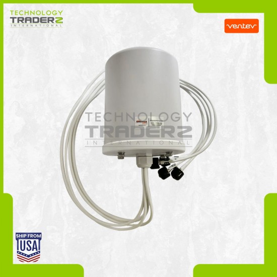 M6060060MO1D43607 Ventev Terrawave 2.4/5 GHz 4 N Male Connectors Omni Antenna