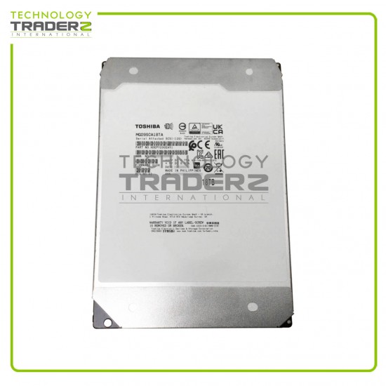 ** MG09SCA18TA Toshiba 18TB 12Gbps SAS 7.2K 3.5" Hard Drive **