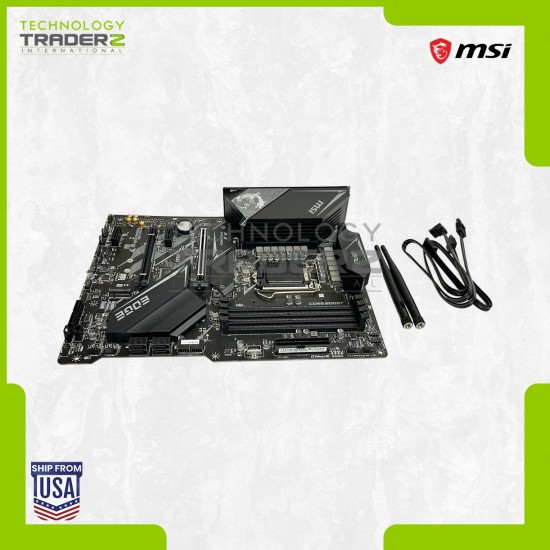 MSI MPG Z490 Gaming Edge WiFi LGA1200 ATX Motherboard W/ 2x E472362 2x Antennas