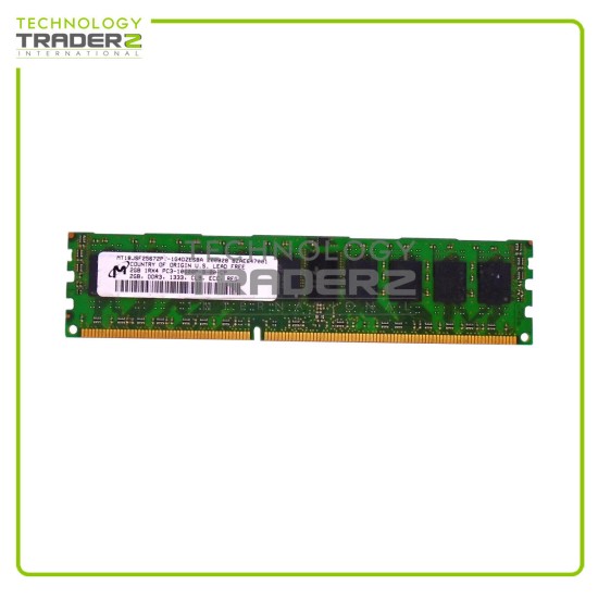  MT18JSF25672PY-1G4 Micron 2GB PC3-10600 DDR3-1333MHz ECC Reg Memory Module