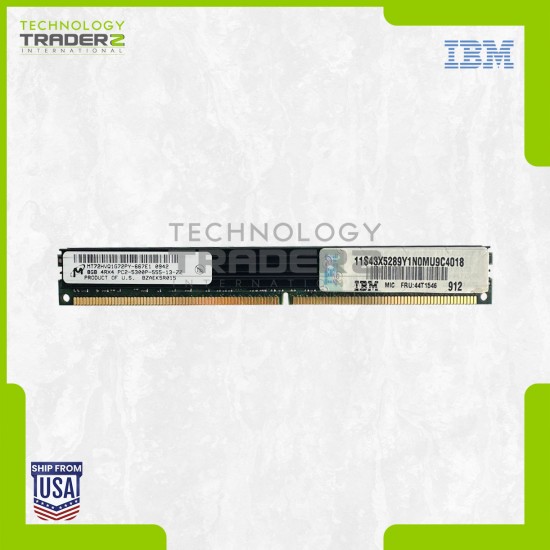 43X5289 IBM 8GB PC2-5300 DDR2-667MHz ECC REG CL5 240-Pin DIMM Quad Rank Memory