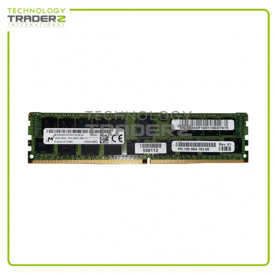 MTA36ASF2G72PZ-2G3 Micron 16GB PC4-19200 DDR4-2400MHz ECC REG Dual Rank Memory MTA36ASF2G72PZ-2G3 Micron 16GB PC4-19200 DDR4-2400MHz ECC REG Dual Rank Memory