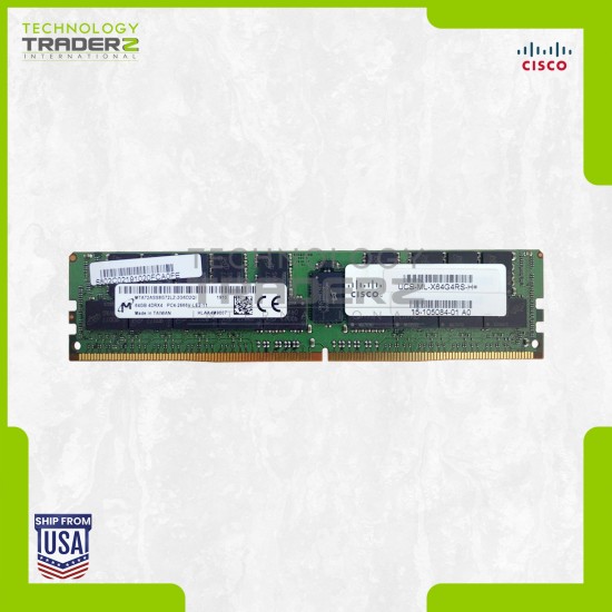 UCS-ML-X64G4RS-H Cisco Micron 64GB PC4 DDR4-2666MHz ECC 4DRx4 RAM 15-105084-01