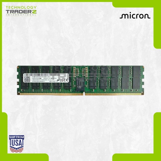 MTC40F2047S1RC64BB1 Micron 128GB PC5-51200 DDR5-6400MHz ECC RDIMM 2Rx4 Memory