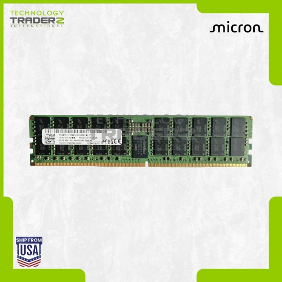 MTC40F204WS1RC56BB1 Micron 96GB PC5-44800 DDR5-5600MHz ECC REG 2Rx4 RDIMM Memory