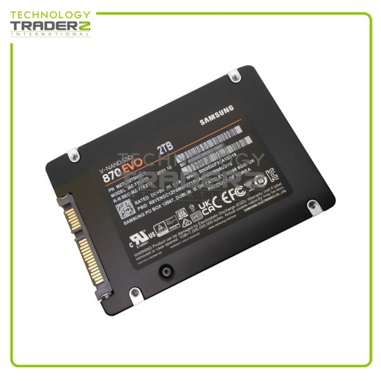 ** MZ-77E2T0 Samsung 870 EVO 2TB SATA 6Gbps 2.5" Internal Solid State Drive **