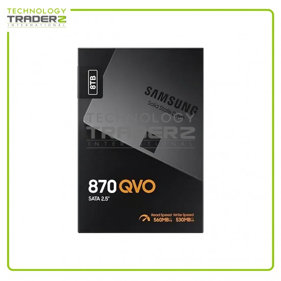 ** MZ-77Q8T0BW Samsung 870 QVO 8TB SATA 6Gbps 2.5" Solid State Drive**