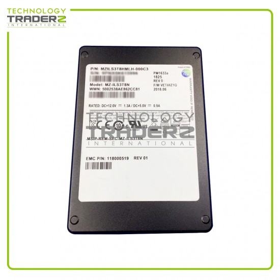 ** MZ-ILS3T8N Samsung PM1633a 3.8TB SAS 12Gbps 2.5" Solid State Drive**