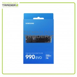 ** MZ-V9E1T0B/AM Samsung 990 Evo 1TB TLC PCIe 5.0 x2 NVMe M.2 2280 SSD**