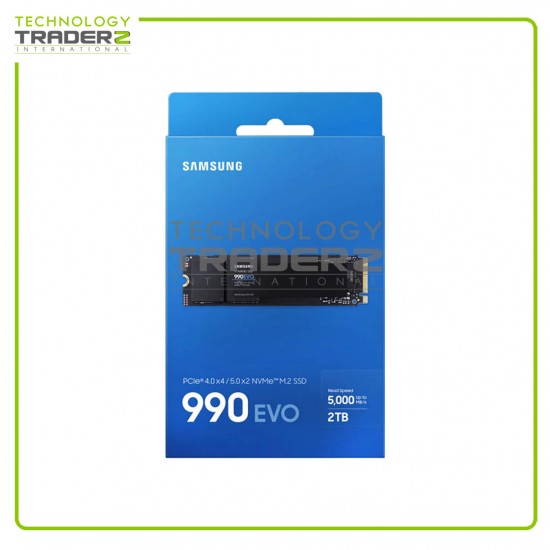 ** MZ-V9E2T0B/AM Samsung 990 EVO 2TB PCI-e 4.0 x4 NVMe M.2 2280 SSD **