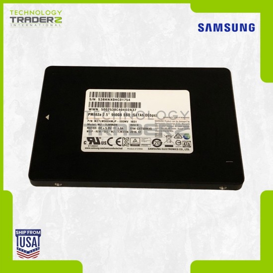 MZ7LM960HMJP-000MV Samsung PM863a 960GB TLC SATA 6Gbps 2.5” SSD MZ-7LM960N