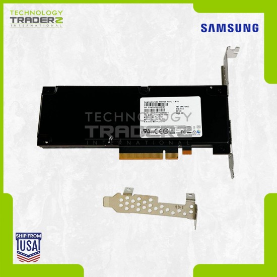 MZPLJ1T6HBJR-000H3 Samsung PM1735 1.6TB TLC PCI-E 4.0 NVMe SSD W/ Both Bracket