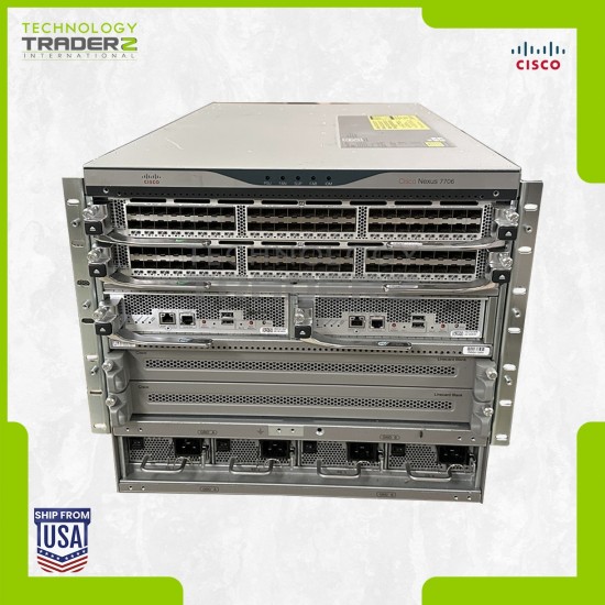 N77-C7706 V01 Cisco Nexus 7700 6-Slot Network Switch W/ 4x N77-AC-3KW V01